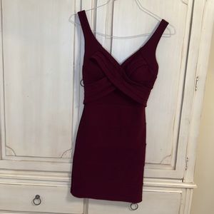 Burgundy dress size small